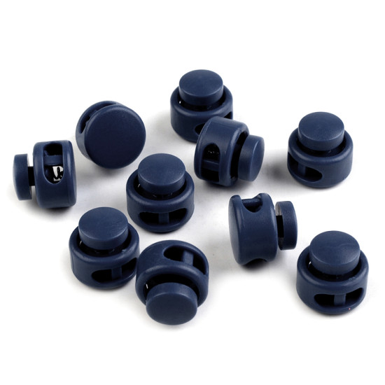 Stopery z dwiema dziurkami 13x15 mm okrągłe - Transparent (10 Sztuki) Stopery z dwiema dziurkami 13x15 mm okrągłe - Transparent (10 Sztuki)