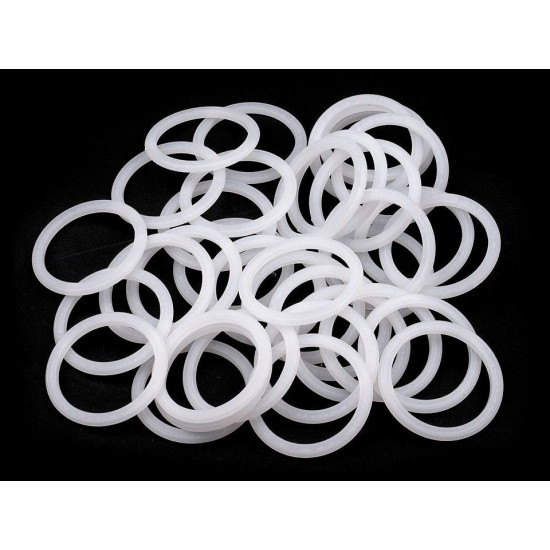 Kółka plastikowe na zasłony ø34 mm - White (20 Sztuki) Kółka plastikowe na zasłony ø34 mm - White (20 Sztuki)