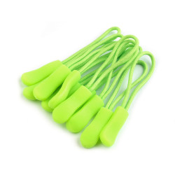 Przywieszka do suwaka - Green yelow (10 Sztuki)