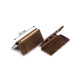 Metal crimp end / end tip for flat cord, width 20 mm - Nickel (100 Pieces) Metal crimp end / end tip for flat cord, width 20 mm - Nickel (100 Pieces)