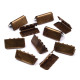 Metal crimp end / end tip for flat cord, width 20 mm - Nickel (100 Pieces) Metal crimp end / end tip for flat cord, width 20 mm - Nickel (100 Pieces)