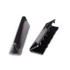 Metal crimp end / end tip for flat cord, width 40 mm - Nickel (10 Pieces) Metal crimp end / end tip for flat cord, width 40 mm - Nickel (10 Pieces)