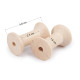 Bobina in legno naturale, dimensioni: 3 x 4,8cm - Luce naturale (15 Pezzi) Bobina in legno naturale, dimensioni: 3 x 4,8cm - Luce naturale (15 Pezzi)