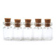 Buteleczka szklana 13x25 mm z korkiem - Transparent (10 Fiolki) Buteleczka szklana 13x25 mm z korkiem - Transparent (10 Fiolki)