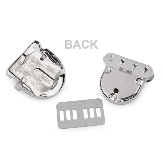 Boucle de fermeture pour sac à main/sac, 30 x 31 mm - Or classique (50 Ensembles) Boucle de fermeture pour sac à main/sac, 30 x 31 mm - Or classique (50 Ensembles)