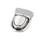 Zapięcie do torby 30x40 mm - Nikiel (1 Zestaw) Zapięcie do torby 30x40 mm - Nikiel (1 Zestaw)