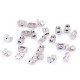 Zatyczki do kolczyków 4x6 mm - Srebrny (50 Sztuki) Zatyczki do kolczyków 4x6 mm - Srebrny (50 Sztuki)