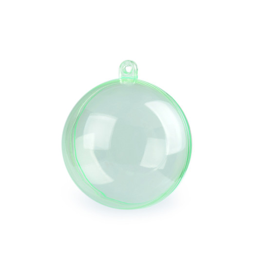 Acrylkugel ø6 cm transparent zweiteilig - Transparent (12 Stücke) Acrylkugel ø6 cm transparent zweiteilig - Transparent (12 Stücke)