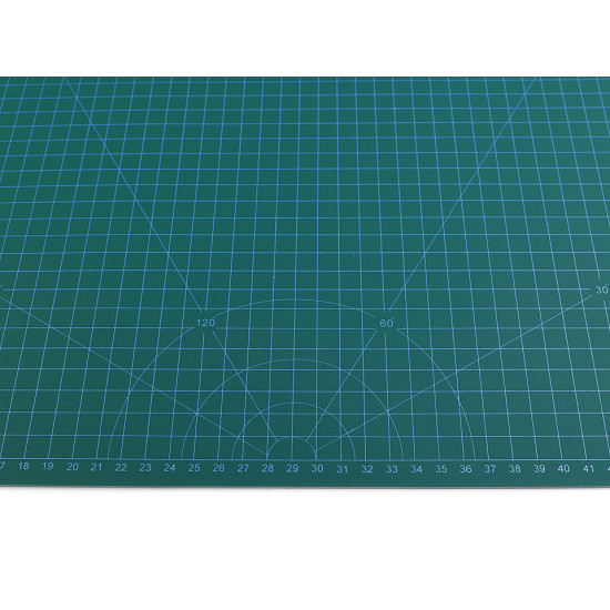Double-sided cutting mat 45x60 cm - Teal (1 Piece) Double-sided cutting mat 45x60 cm - Teal (1 Piece)