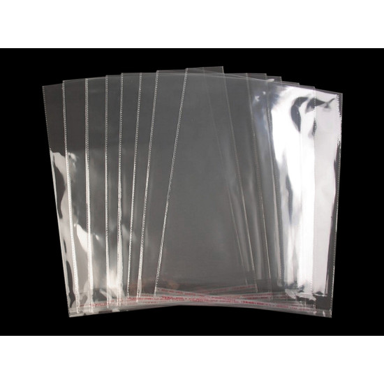 Clear plastic adhesive seal bags 35x45 cm - Transparent (2600 Pieces) Clear plastic adhesive seal bags 35x45 cm - Transparent (2600 Pieces)