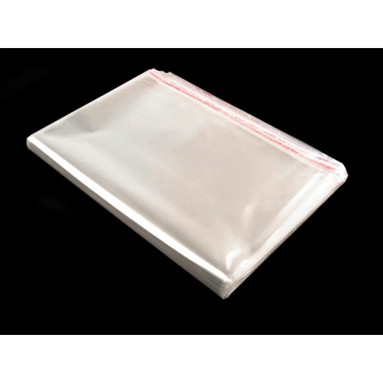 Clear plastic adhesive seal bags 35x45 cm - Transparent (2600 Pieces) Clear plastic adhesive seal bags 35x45 cm - Transparent (2600 Pieces)