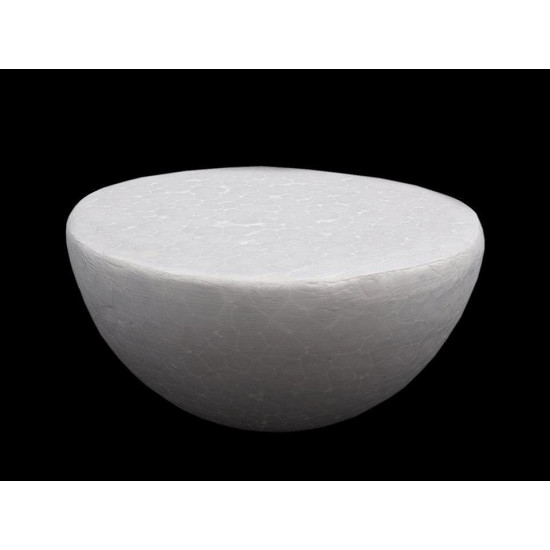 Półkula styropianowa ø9,5 cm - White (10 Sztuki) Półkula styropianowa ø9,5 cm - White (10 Sztuki)