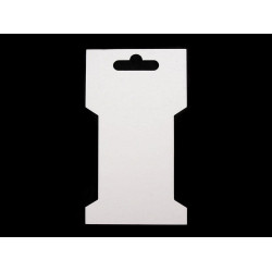 Karta papierowa 6,6x11,5 cm - White (100 Sztuki)