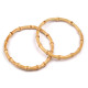 Bamboo handle for purses / handbags ø15 cm - Bamboo dark (2 Pieces) Bamboo handle for purses / handbags ø15 cm - Bamboo dark (2 Pieces)