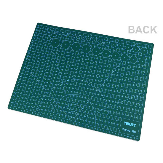 Double-sided cutting mat 30x45 cm - Teal (1 Piece) Double-sided cutting mat 30x45 cm - Teal (1 Piece)