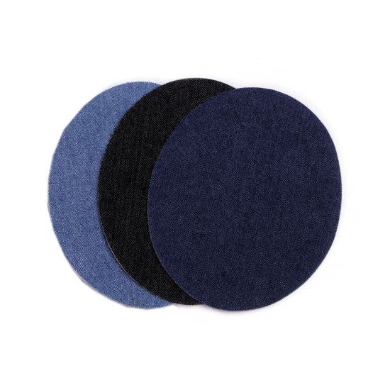 Denim iron-on patches 11x14 cm - Black (1 Bag) Denim iron-on patches 11x14 cm - Black (1 Bag)