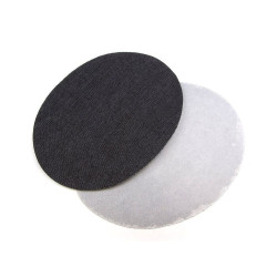 Denim iron-on patches 11x14 cm - Black (1 Bag)