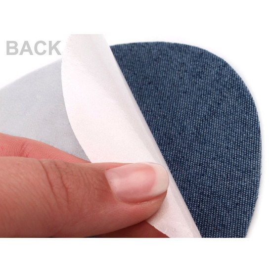 Denim iron-on patches 11x14 cm - Black (1 Bag) Denim iron-on patches 11x14 cm - Black (1 Bag)