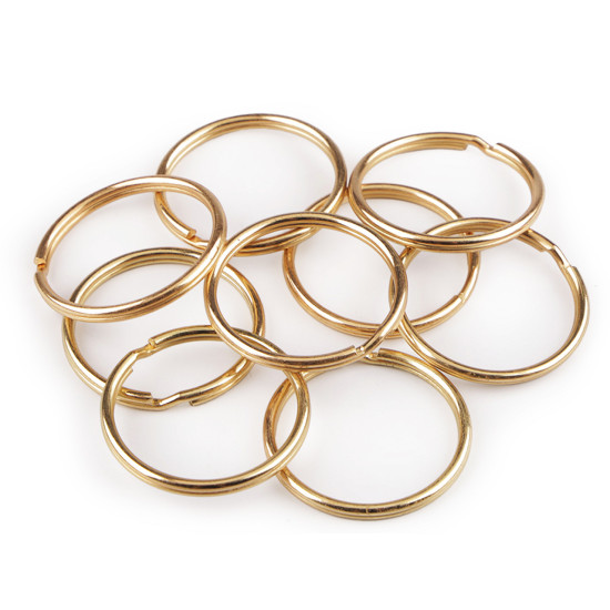 Split key ring ø35 mm - Nickel (100 Pieces)