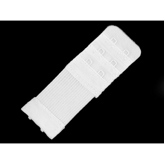 Przedłużka / zapięcie / haftki dwurzędowe szerokość 30 mm z gumką - Pudrowy (10 Sztuki) Przedłużka / zapięcie / haftki dwurzędowe szerokość 30 mm z gumką - Pudrowy (10 Sztuki)