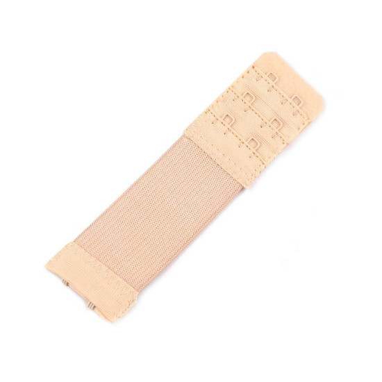Przedłużka / zapięcie / haftki dwurzędowe szerokość 30 mm z gumką - Pudrowy (10 Sztuki) Przedłużka / zapięcie / haftki dwurzędowe szerokość 30 mm z gumką - Pudrowy (10 Sztuki)