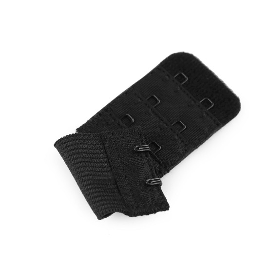 Przedłużka / zapięcie / haftki dwurzędowe szerokość 30 mm z gumką - Pudrowy (10 Sztuki) Przedłużka / zapięcie / haftki dwurzędowe szerokość 30 mm z gumką - Pudrowy (10 Sztuki)