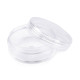 Barattolo in plastica, trasparente, dimensioni: 5 x 2, cm con coperchio a vite - Trasparente (60 Pezzi) Barattolo in plastica, trasparente, dimensioni: 5 x 2, cm con coperchio a vite - Trasparente (60 Pezzi)