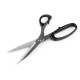 Tailor's shears, length 25 cm - Black (1 Piece) Tailor's shears, length 25 cm - Black (1 Piece)