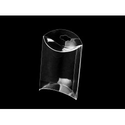 Clear packaging box with hang hole 5x7 cm - Transparent (400 Pieces)