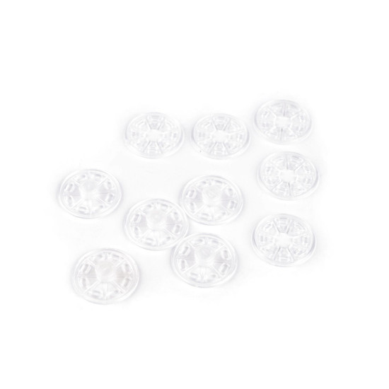 Felvarrható műanyag patent / összenyomható gomb ø25 mm - Transparent (30 Párok) Felvarrható műanyag patent / összenyomható gomb ø25 mm - Transparent (30 Párok)