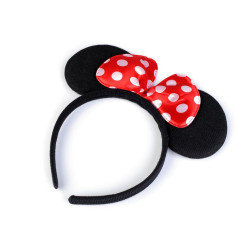 Opaska karnawałowa minnie mouse - Czerwony (1 Sztuka)