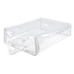 Bolsa de embalaje de pvc transparente con cremallera - Transparente (1 Pieza)