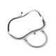 Metal purse frames, sew-in - Nickel (2 Pieces) Metal purse frames, sew-in - Nickel (2 Pieces)