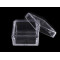 Dose aus kunststoff 2,5x2,5x1,5 cm rechteck - Transparent (1 Stück)