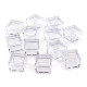 Dose aus kunststoff 2,5x2,5x1,5 cm rechteck - Transparent (1 Stück) Dose aus kunststoff 2,5x2,5x1,5 cm rechteck - Transparent (1 Stück)