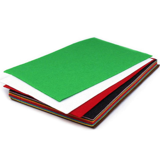 Craft felt sheets 20x30 cm - Light wine red (2 Pieces)