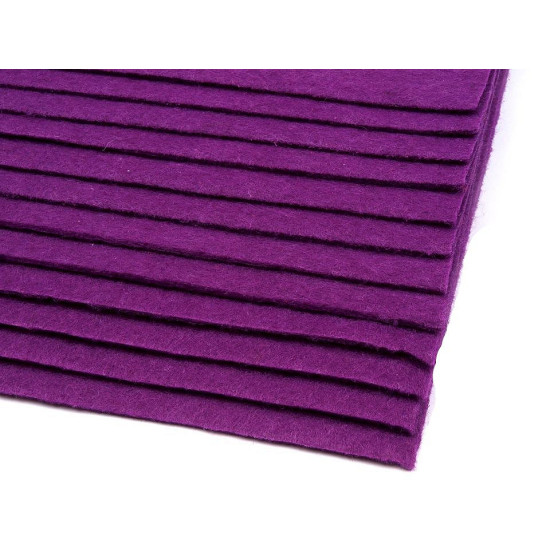 Craft felt sheets 20x30 cm - Light wine red (2 Pieces)