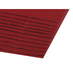 Craft felt sheets 20x30 cm - Light wine red (2 Pieces)
