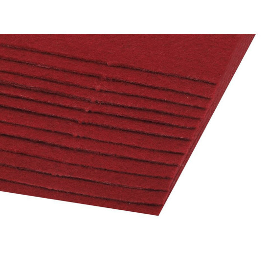 Craft felt sheets 20x30 cm - Light wine red (2 Pieces)