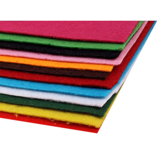 Craft felt sheets 20x30 cm - Light wine red (2 Pieces)