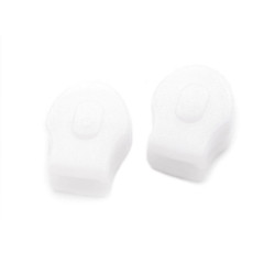 Suwak do zamków spiralnych 3 mm do pościeli - White (100 Sztuki)