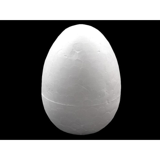 Diy polystyrene eggs 6.5x9.5 cm solid - White (200 Pieces)
