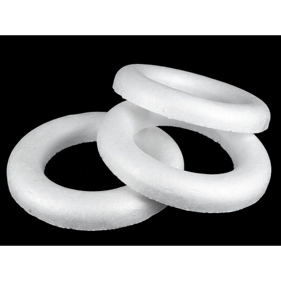 Wieniec styropianowy ø19 cm - White (10 Sztuki)