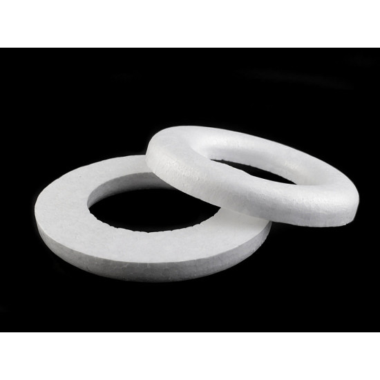 Wieniec styropianowy ø19 cm - White (10 Sztuki)
