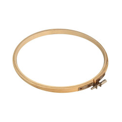 Bambusz hímzőkeret ø15 cm - Világos bambusz (1 Darab)