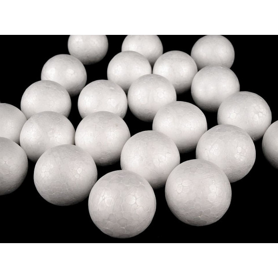Bolas de poliestireno diy ø 3 cm macizas - Blanco (100 Piezas) Bolas de poliestireno diy ø 3 cm macizas - Blanco (100 Piezas)