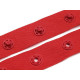 Bodykapocs 18 mm patent szalag - Piros (1 Méter) Bodykapocs 18 mm patent szalag - Piros (1 Méter)