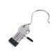 Metal single clip hanger - Silver (5 Pieces)
