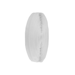 Fermeture éclair continue en plastique, no 5 - Blanc (10 Mètres)