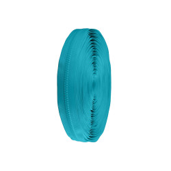 Fermeture éclair continue en plastique, no 5 - Bleu turquoise (10 Mètres)
